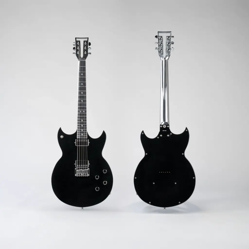 AluTone Resona – Anodized Black / Polished Aluminum