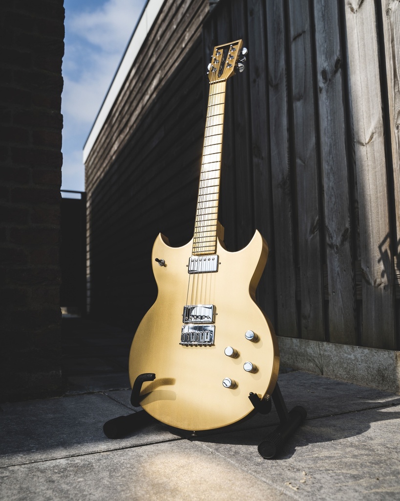 AluTone Resona - Eloxiertes Gold-Aluminium